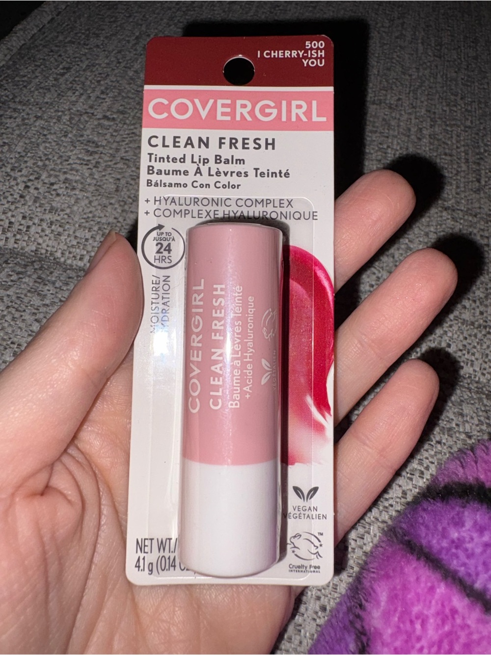 COVERGIRL Clean Fresh Tinted Lip Balm - I Cherry-ish You (Light Pink)